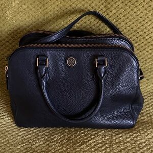 Tory Burch Black Leather Satchel